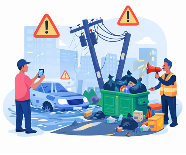 Public Safety Reporting & Environmental Alerts